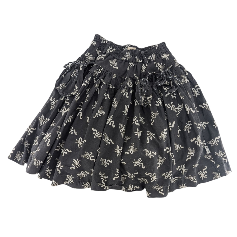 Jottum Simply Dutch Navy And White Patterned Girls Skirt Size 7